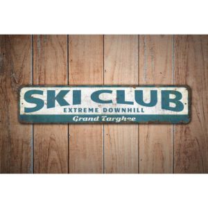 Ski-Club-Premium-Quality-Rustic-Metal-Sign-Images