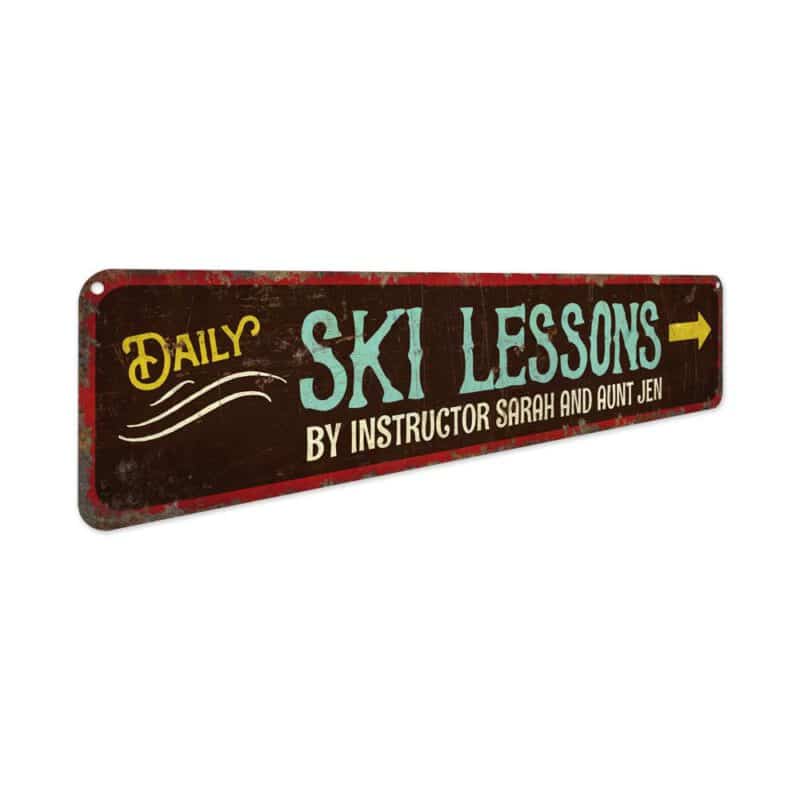 Ski-Lesson-Sign-Premium-Quality-Rustic-Metal-Sign-3