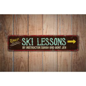 Ski-Lesson-Sign-Premium-Quality-Rustic-Metal-Sign-Images