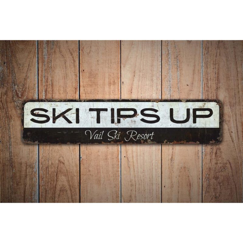 Ski-Tips-Up-Sign-Premium-Quality-Rustic-Metal-Sign-Images