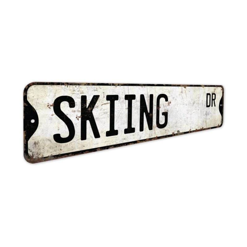 Skiing-Sign-Premium-Quality-Rustic-Metal-Sign-3