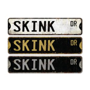 Skink-Premium-Quality-Rustic-Metal-Sign-2