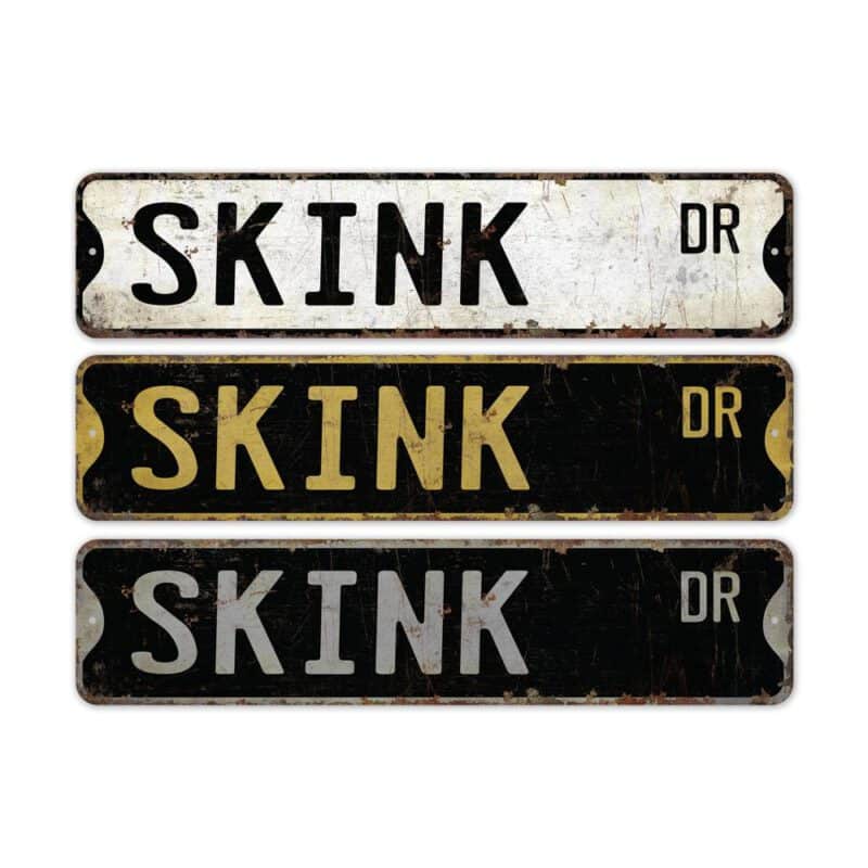 Skink-Premium-Quality-Rustic-Metal-Sign-2