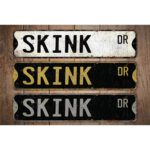 Skink-Premium-Quality-Rustic-Metal-Sign-Images