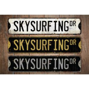 Skysurfing-Premium-Quality-Rustic-Metal-Sign-Images