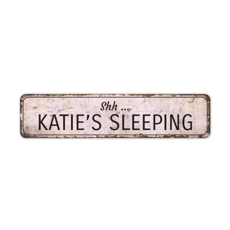 Sleeping-Sign-Premium-Quality-Rustic-Metal-Sign-3