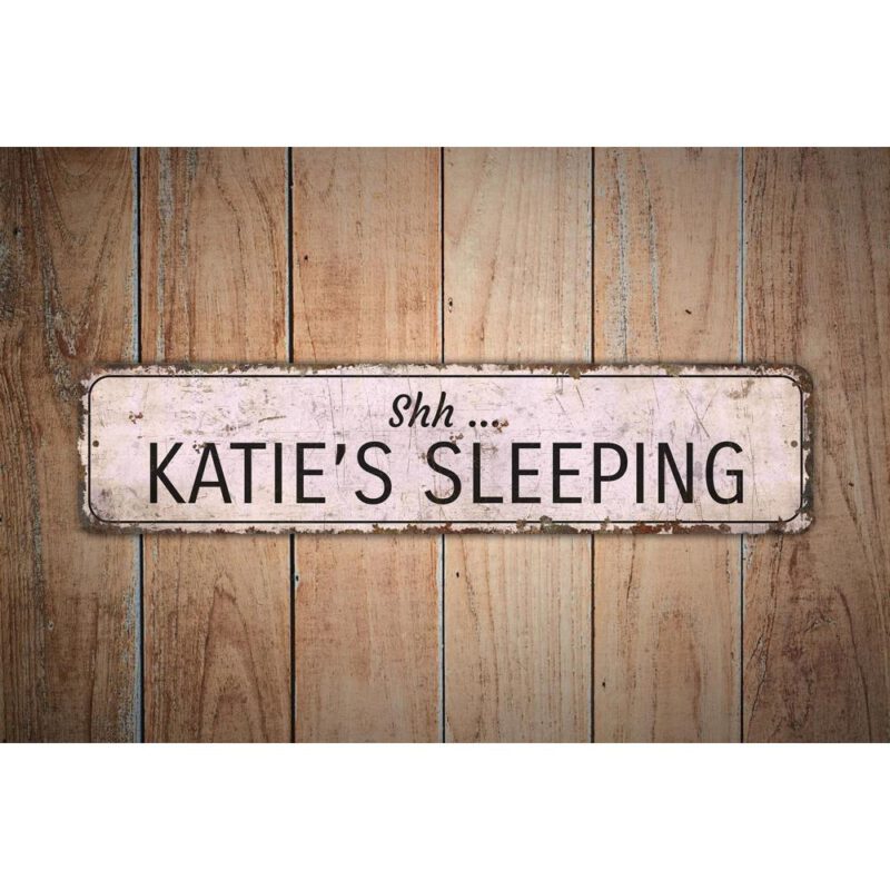 Sleeping-Sign-Premium-Quality-Rustic-Metal-Sign-4