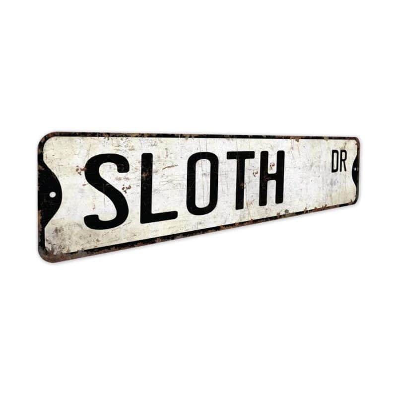 Sloth-Premium-Quality-Rustic-Metal-Sign-3