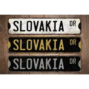 Slovakia-Premium-Quality-Rustic-Metal-Sign-Images