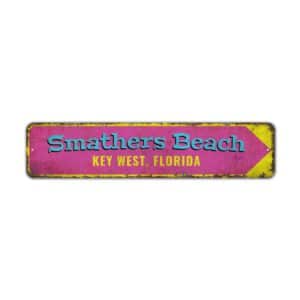 Smathers-Beach-Premium-Quality-Rustic-Metal-Sign-2