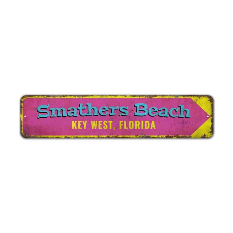 Smathers-Beach-Premium-Quality-Rustic-Metal-Sign-2