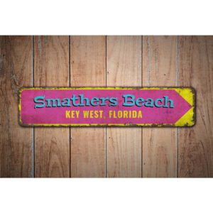 Smathers-Beach-Premium-Quality-Rustic-Metal-Sign-Images