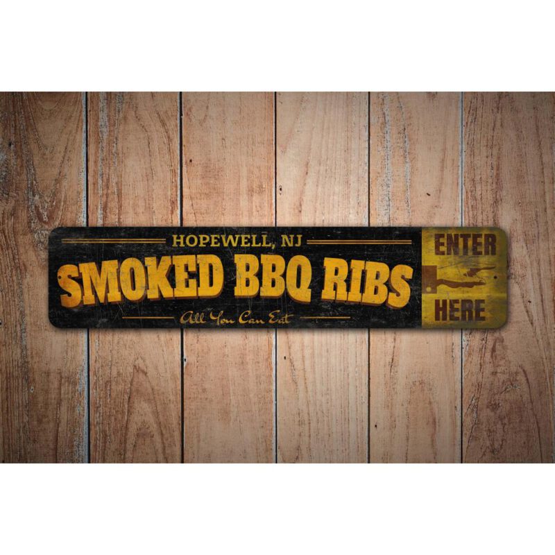 Smoked-BBQ-Ribs-Sign-Premium-Quality-Rustic-Metal-Sign-Images-1