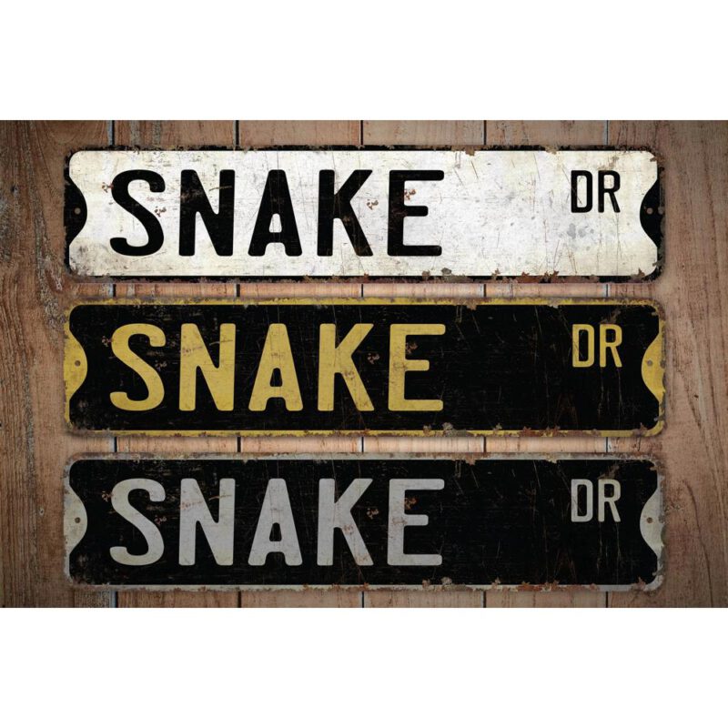 Snake-Premium-Quality-Rustic-Metal-Sign-Images