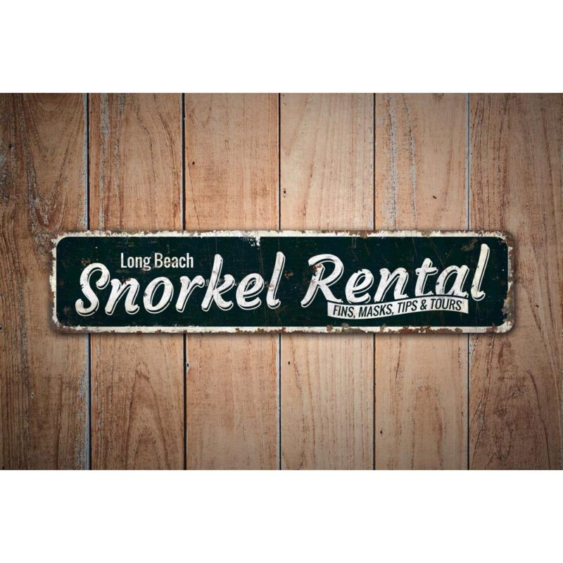 Snorkel-Rental-Sign-Premium-Quality-Rustic-Metal-Sign-Images