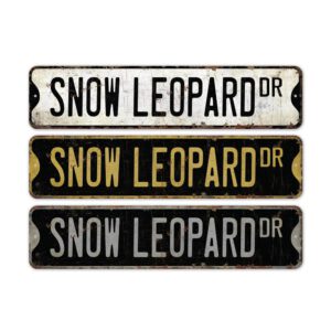 Snow-Leopard-Premium-Quality-Rustic-Metal-Sign-2