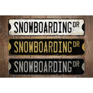 Snowboarding-Sign-Premium-Quality-Rustic-Metal-Sign-Images