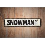 Snowman-Street-Sign-Premium-Quality-Rustic-Metal-Sign-Images