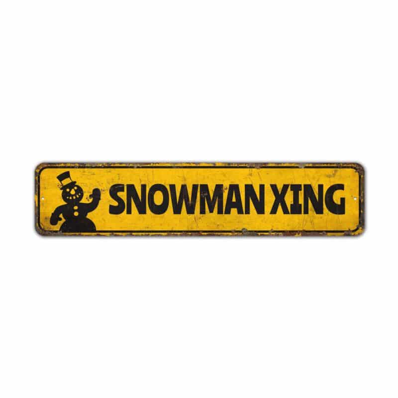 Snowman-Xing-Sign-Premium-Quality-Rustic-Metal-Sign-2