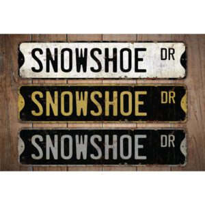 Snowshoe-Premium-Quality-Rustic-Metal-Sign-Images