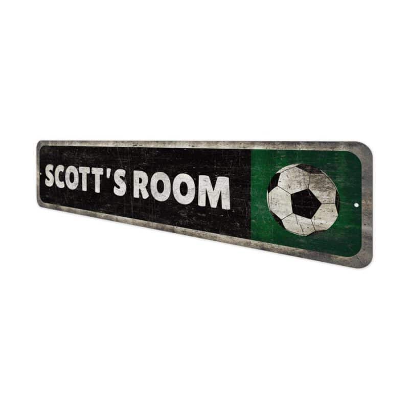 Soccer-Kids-Door-Sign-Premium-Quality-Rustic-Metal-Sign-4