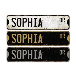 Sophia-Name-Sign-Premium-Quality-Rustic-Metal-Sign-2