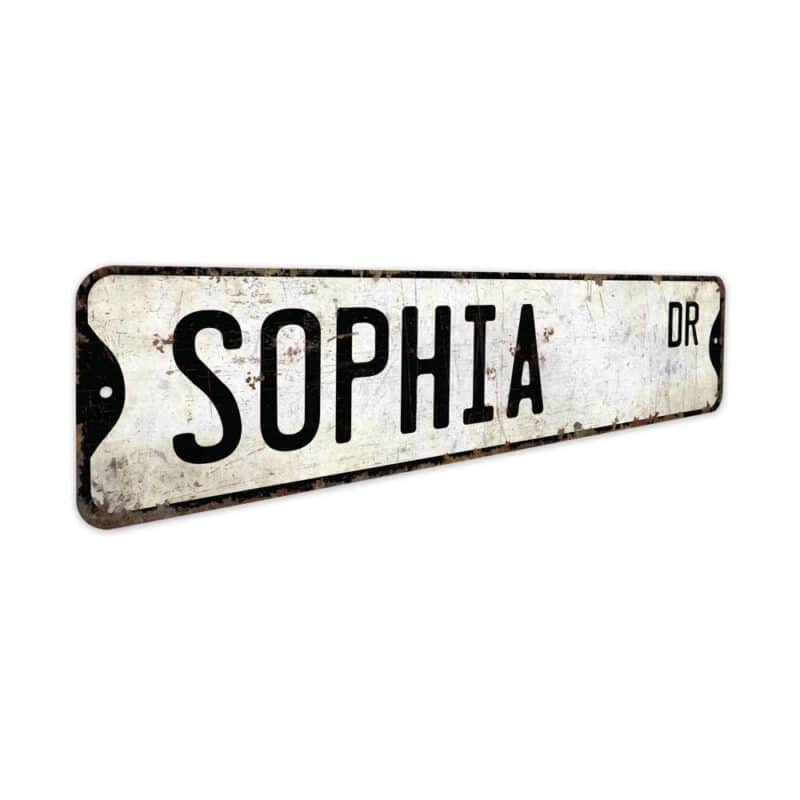 Sophia-Name-Sign-Premium-Quality-Rustic-Metal-Sign-3