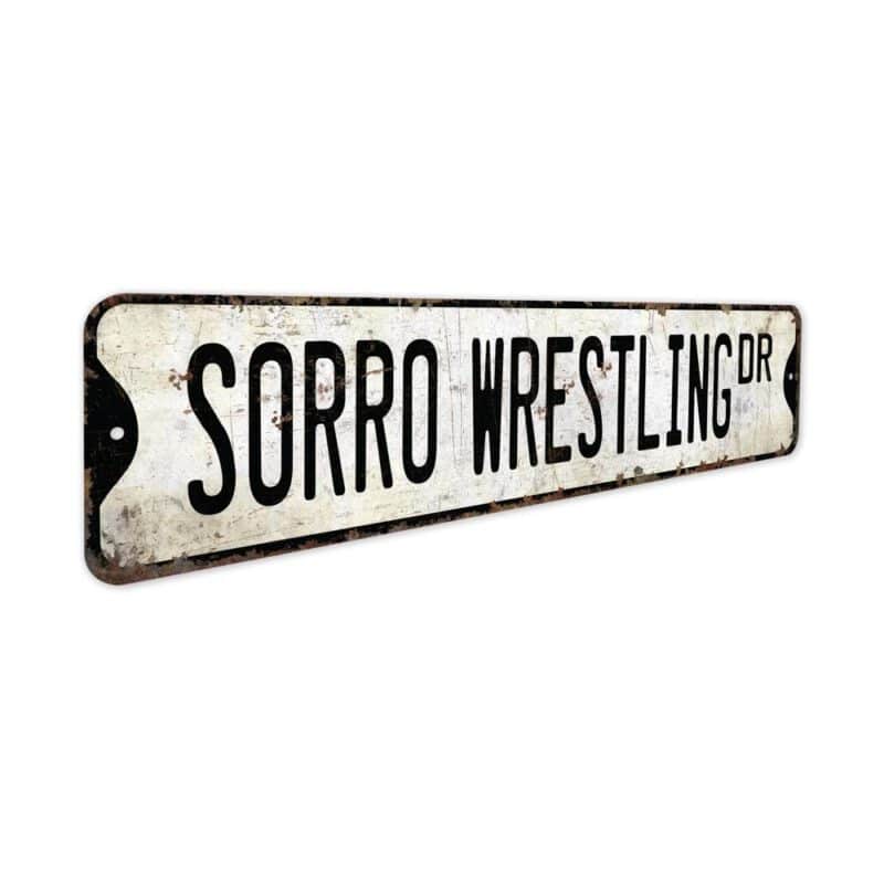 Sorro-Wrestling-Premium-Quality-Rustic-Metal-Sign-3