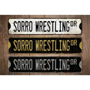 Sorro-Wrestling-Premium-Quality-Rustic-Metal-Sign-Images