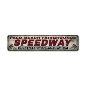 Speed-Way-Sign-Premium-Quality-Rustic-Metal-Sign-2