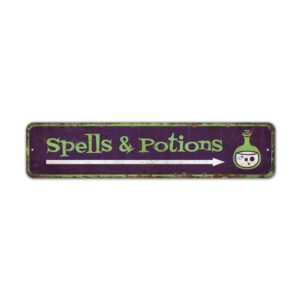 Spells-And-Potion-Premium-Quality-Rustic-Metal-Sign-2