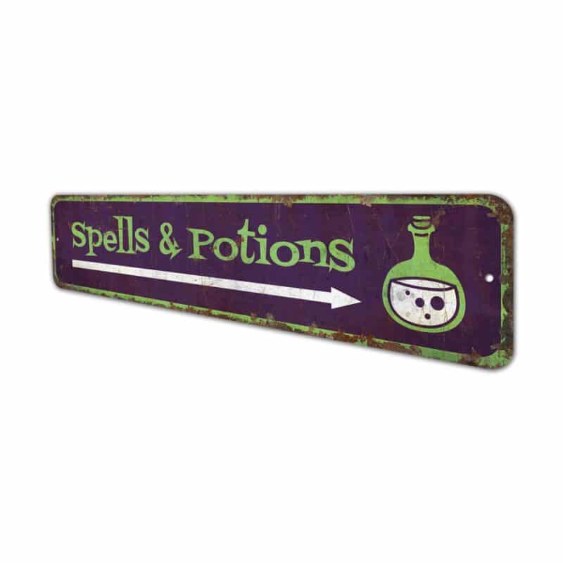 Spells-And-Potion-Premium-Quality-Rustic-Metal-Sign-4