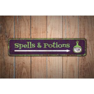 Spells-And-Potion-Premium-Quality-Rustic-Metal-Sign-Images