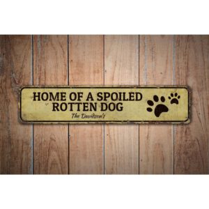 Spoiled-Rotten-Dog-Premium-Quality-Rustic-Metal-Sign-Images