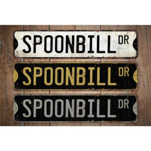 Spoonbill-Premium-Quality-Rustic-Metal-Sign-Images