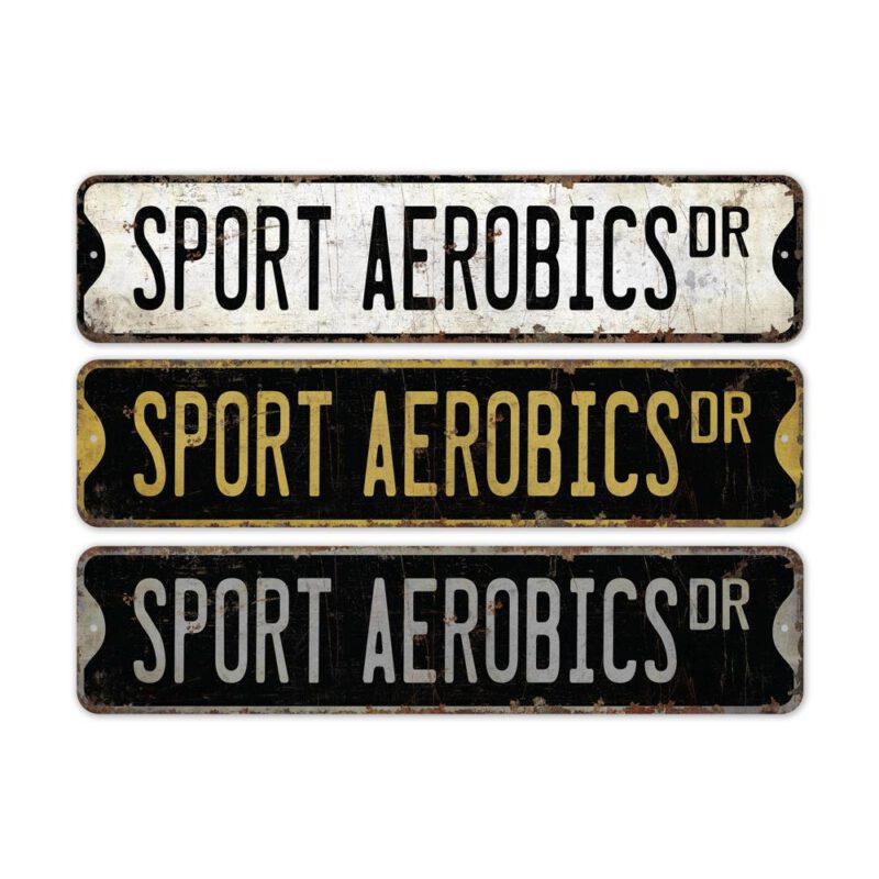 Sport-Aerobics-Premium-Quality-Rustic-Metal-Sign-2