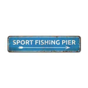 Sport-Fishing-Pier-Sign-Premium-Quality-Rustic-Metal-Sign-2