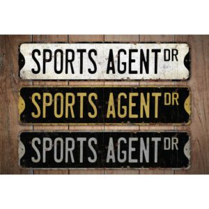 Sports-Agent-Premium-Quality-Rustic-Metal-Sign-Images