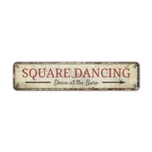 Square-Dancing-Sign-Premium-Quality-Rustic-Metal-Sign-2