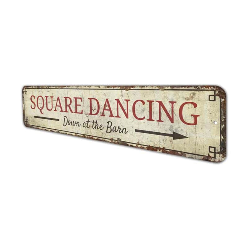 Square-Dancing-Sign-Premium-Quality-Rustic-Metal-Sign-4