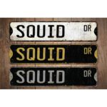 Squid-Premium-Quality-Rustic-Metal-Sign-Images