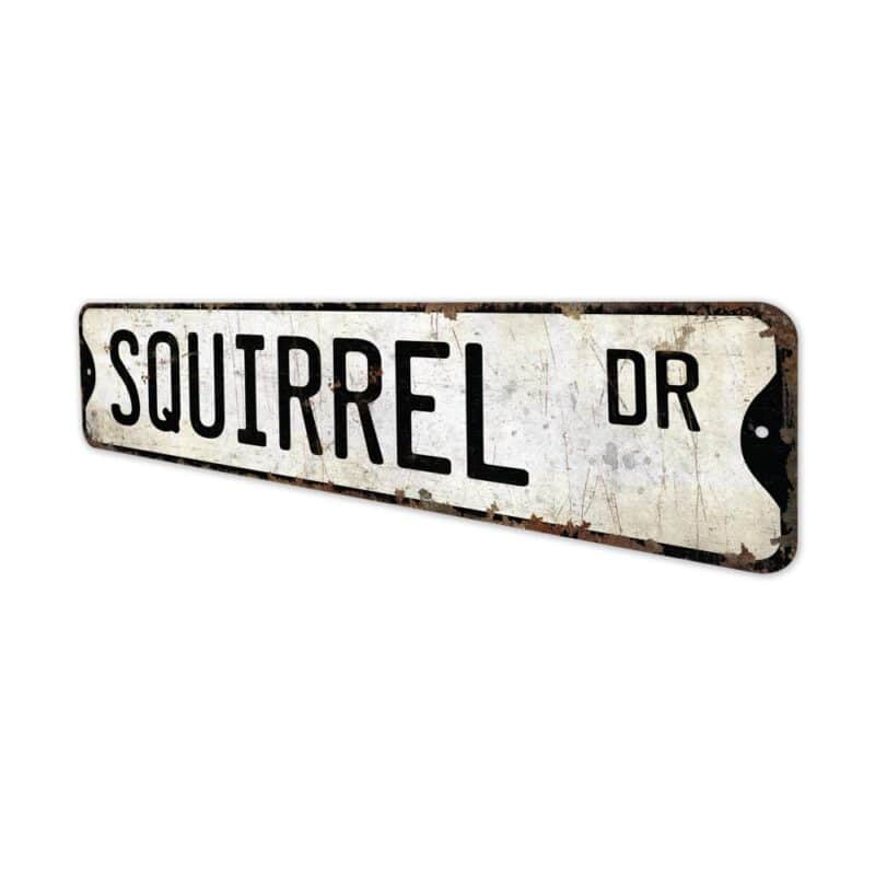 Squirrel-Premium-Quality-Rustic-Metal-Sign-4