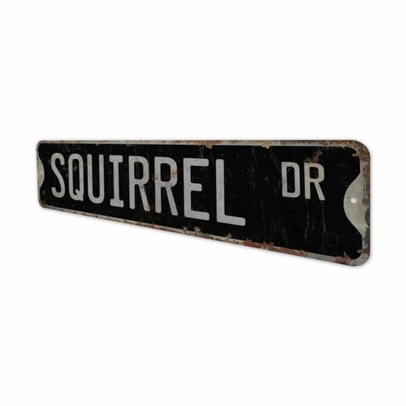 Squirrel-Premium-Quality-Rustic-Metal-Sign-8