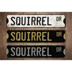 Squirrel-Premium-Quality-Rustic-Metal-Sign-Images