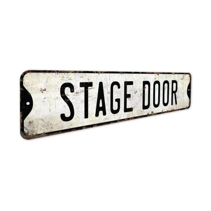 Stage-Door-Sign-Premium-Quality-Rustic-Metal-Sign-3