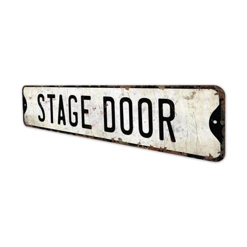 Stage-Door-Sign-Premium-Quality-Rustic-Metal-Sign-4