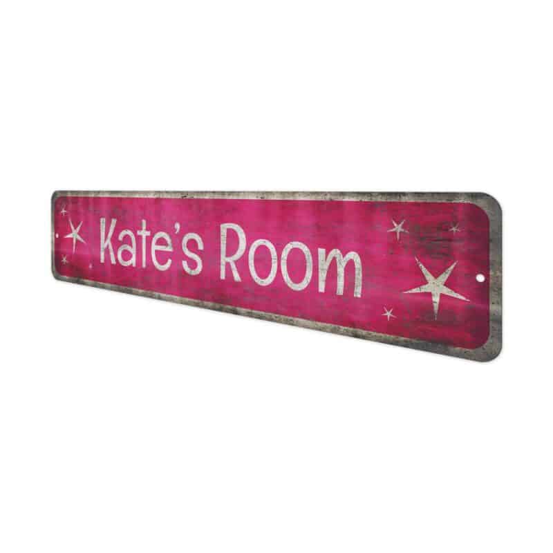 Stars-Pink-Room-Sign-Premium-Quality-Rustic-Metal-Sign-4