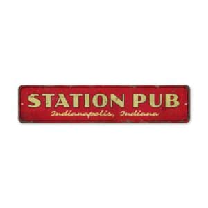 Station-Pub-Sign-Premium-Quality-Rustic-Metal-Sign-2