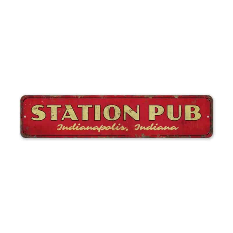 Station-Pub-Sign-Premium-Quality-Rustic-Metal-Sign-2