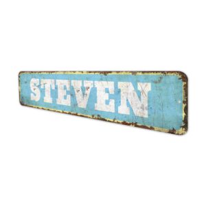 Steven-Sign-Premium-Quality-Rustic-Metal-Sign-Images